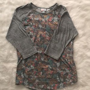 LuLaRoe baseball shirt